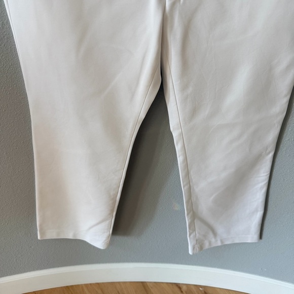 Talbots Freeport Curvy White Straight-Leg Trousers - Picture 3 of 14
